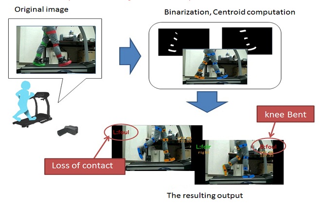 Automated analysis of the walking race form
